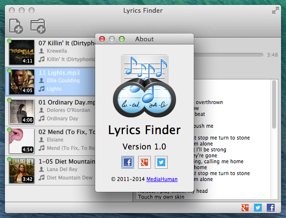 Lyrics Software For Mac